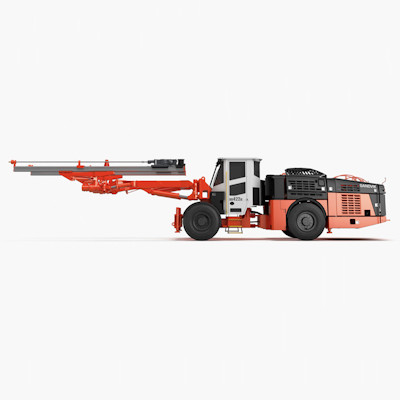 DD422iE Electric drill rig white background