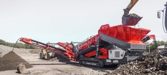 Sandvik QE341 Mobile scalper screening material