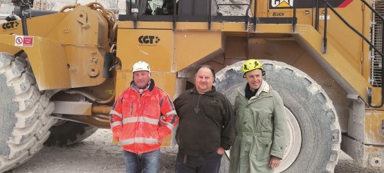 Luigi Pasquali, Chief excavator; Paul Abbott, s/w and Erich Padlocks, partner of William Vennai spa
