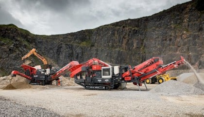 Sandvik QJ341 and QS331 at Hillhead in the UK