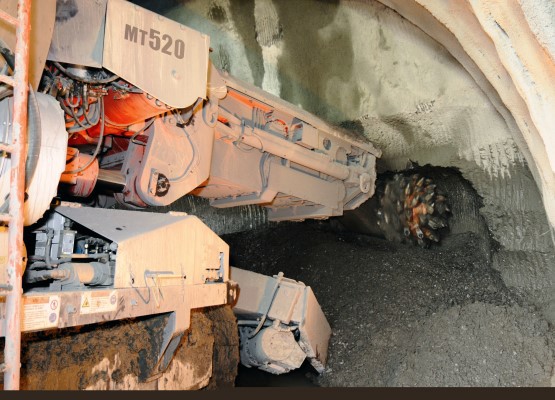 Sandvik MT520 roadheader for tunneling