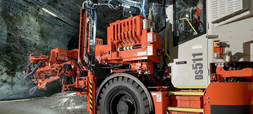 Sandvik DS511 rock support drill rig