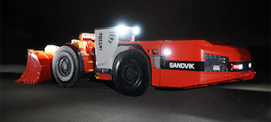 LH518B battery electric loader back left