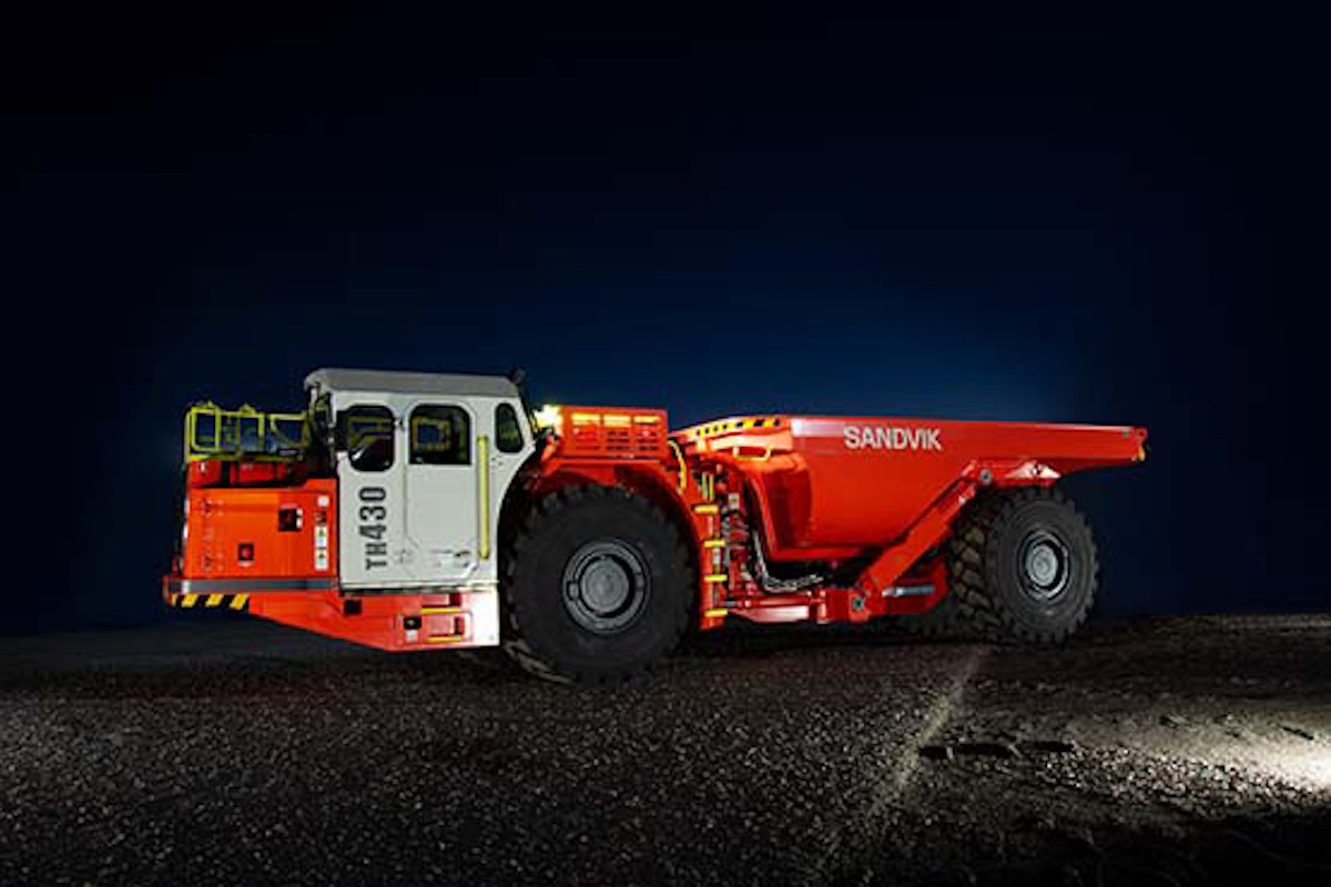 Th430 Toro™ TH430 Underground Mining Truck — Sandvik Mining and Rock Technology
