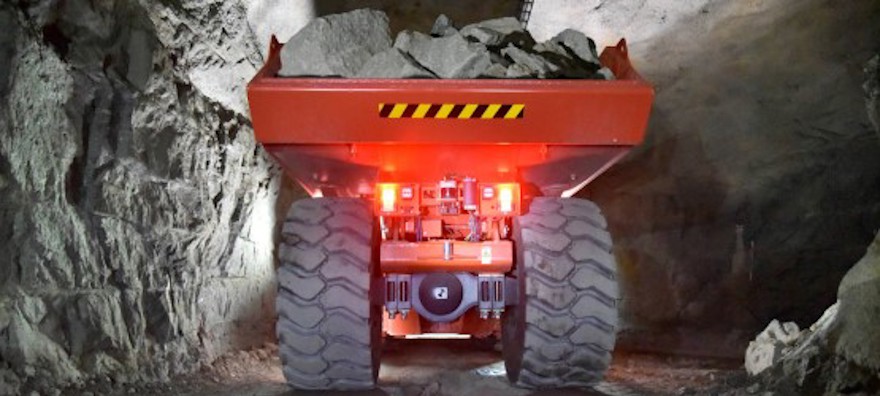 Sandvik underground trucks