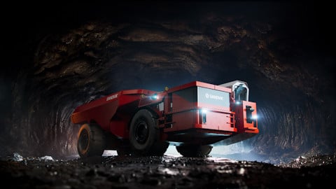 TH550B battery electric underground truck