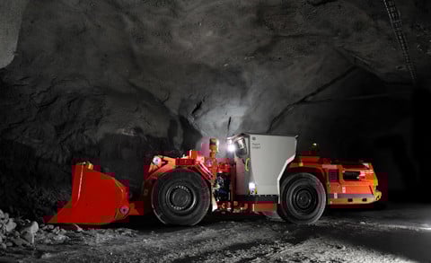 Toro™ LH307 underground loader in mine