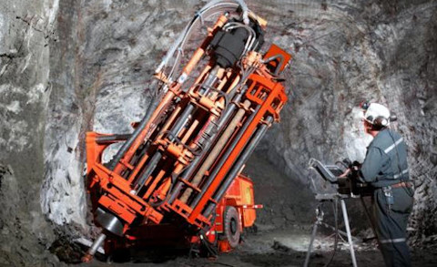 DU411 Articulated in-the-hole production drill rigs