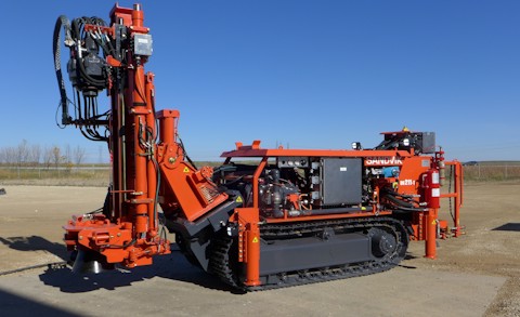 DU211-T Tracked in-the-hole production drill rig