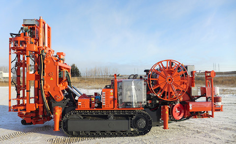 DU311-TK Tracked in-the-hole production drill rig