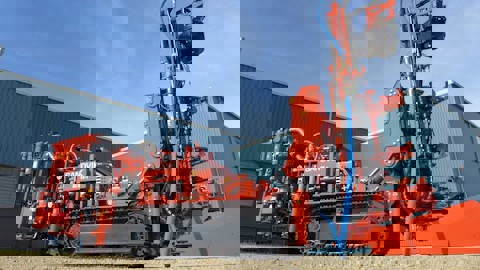 DU311-TVK Tracked in-the-hole production drill rig