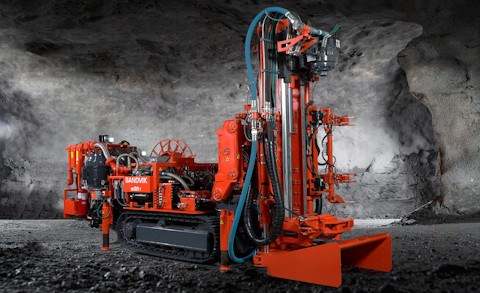 DU311-TVK Tracked in-the-hole production drill rig